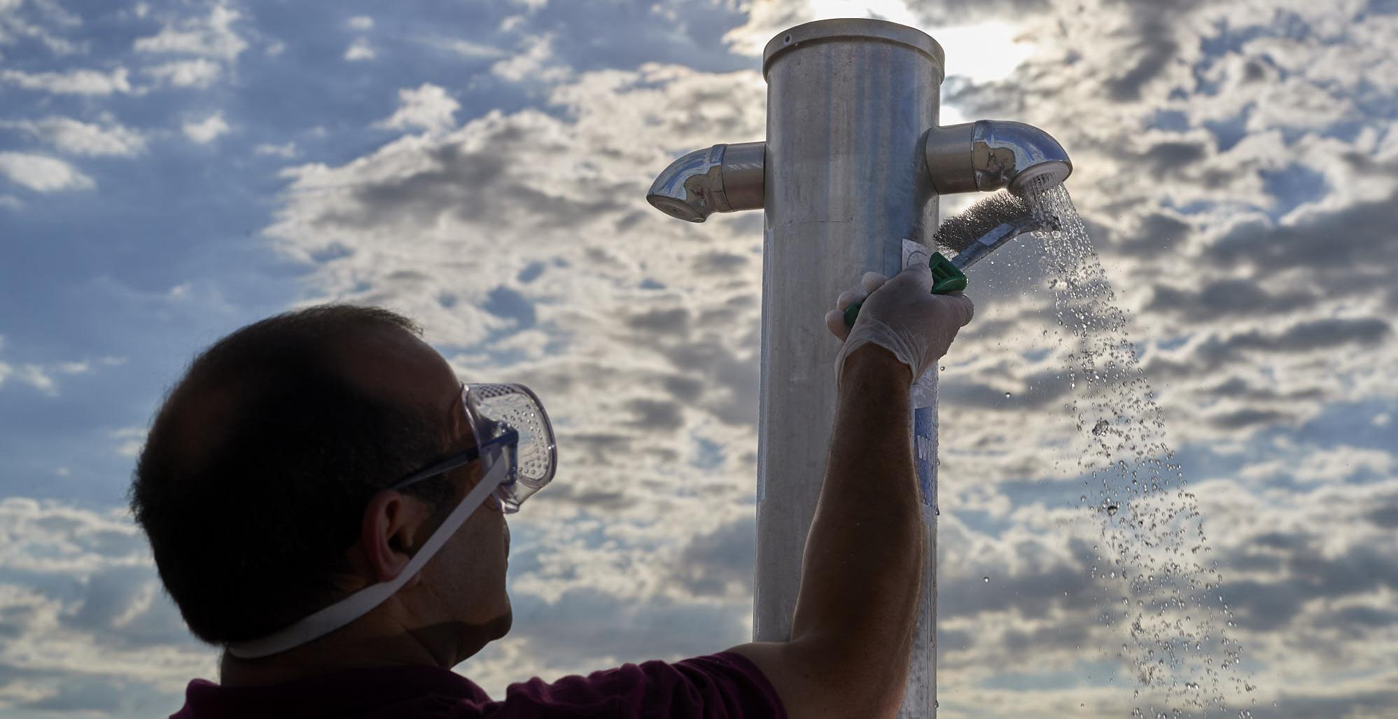 Dipsalut activa el programa de control de sorres, dutxes i rentapeus a les platges de la Costa Brava